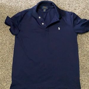 Boys navy polo.